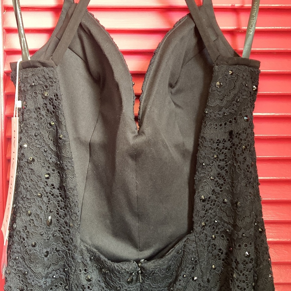 NWT RACHEL ALLAN SIZE 12 LACE/RHINESTONE JUMPER - Picture 13 of 16